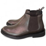 Stivaletto beatles pelle testa di moro Dino Draghi<BR/> 