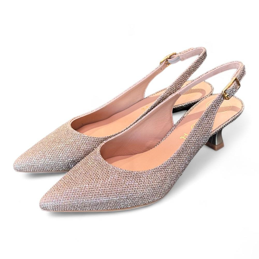 Slingback lux oro tacco 5 Unisa 