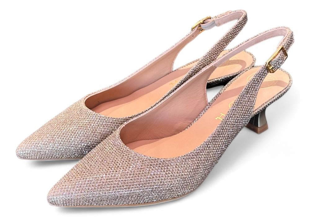 Slingback lux oro tacco 5 Unisa 