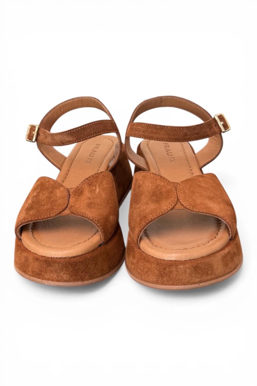 Sandalo fascia suede bruciato Z50 Frau 