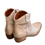 Stivaletto texano intagliato argento Zoe 