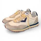Sneaker uomo 4B12 Vintage Run beige blu 