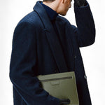 Pochette uomo donna pelle nera Gianni Chiarini 