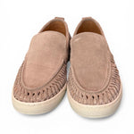 Mocassino cassetta suede intreccio beige Pawelks<BR/> <BR/> 