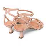 Sandalo mignon vernice nude T50 Isabelle Paris<BR/> 