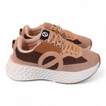 Sneaker donna Carter No Name velluto multicolor marrone 