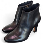 Stivaletto zip T80 pelle nera Elisa Lanci<BR/> 