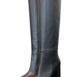 Stivale tubo nappa nera T90 Bianca Di<BR/> 