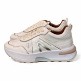 Sneaker donna Liverpool white gold Alexander Smith<BR/> 