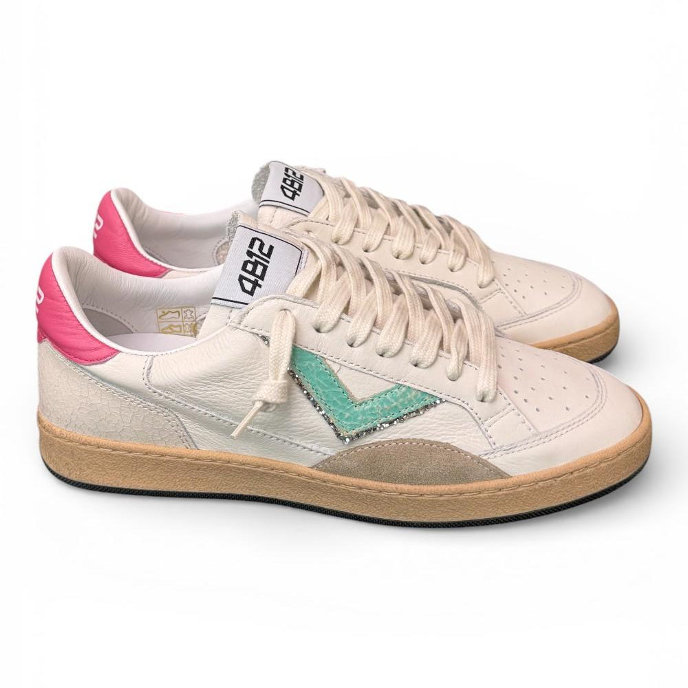 Sneaker donna 4B12 Play New D2001 bianca 