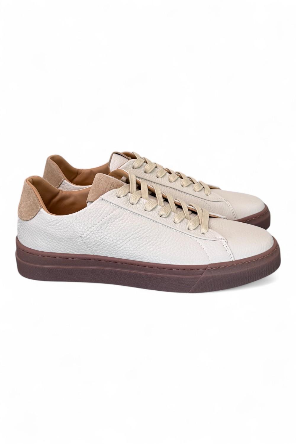 Sneaker uomo nappa panna Olimpia Stokton 
