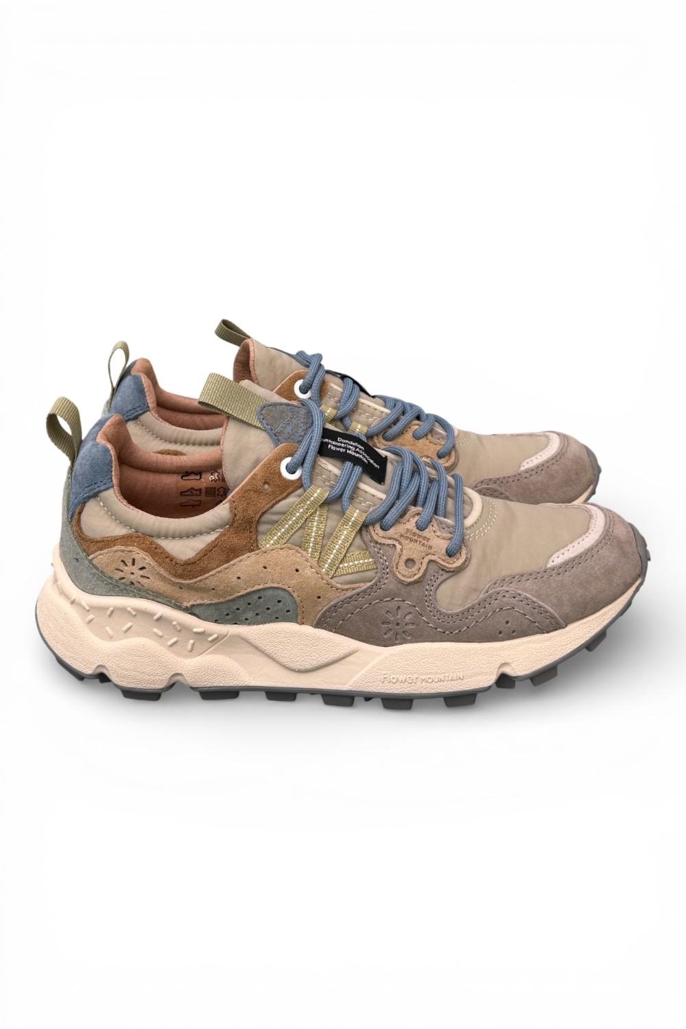 Sneaker donna Yamano 3 1D53 grey beige Flower Mountain 