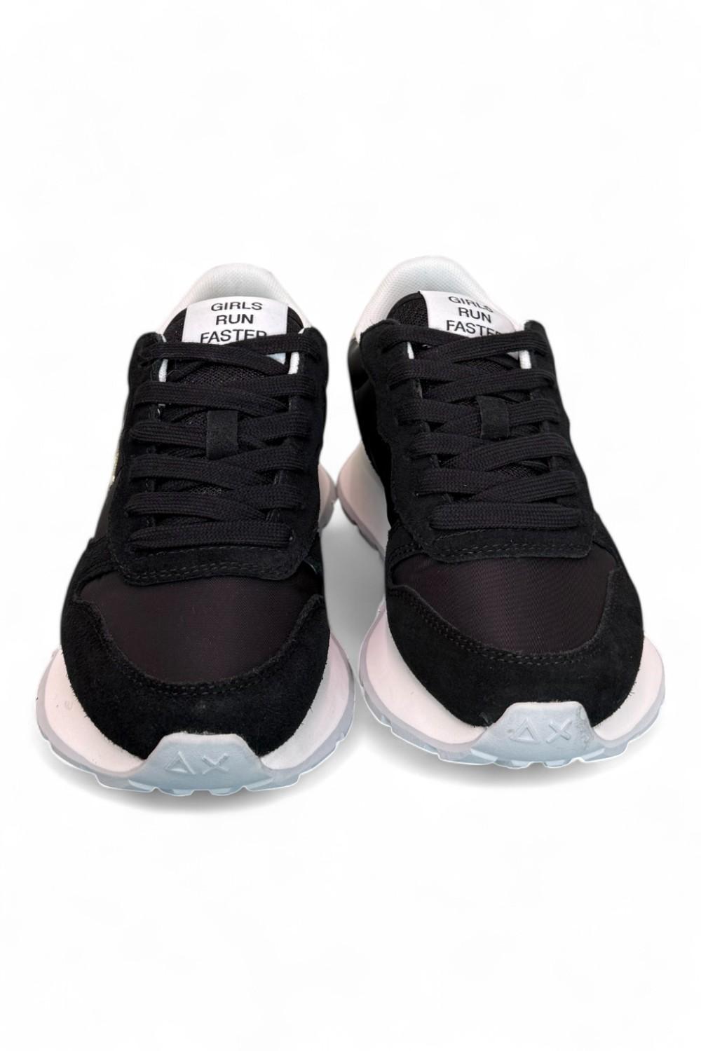 Sneaker donna SUN 68 ALLY black gold silver 