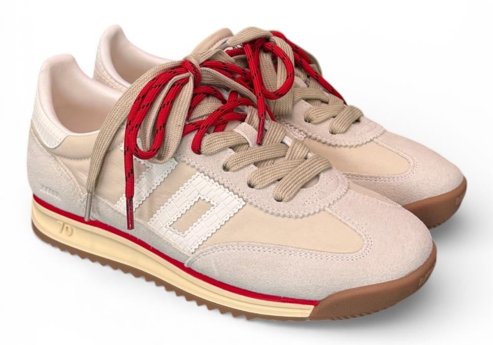 Sneaker Jogger nylon beige Back70 