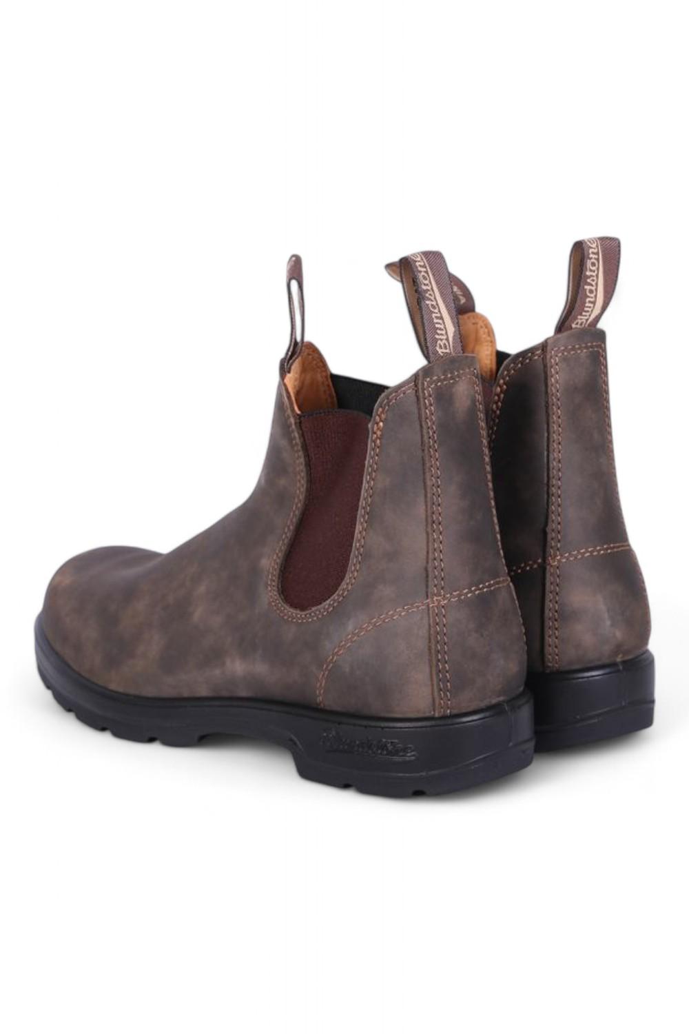 Stivaletto beatles pelle ingrassata marrone Blundstone donna 