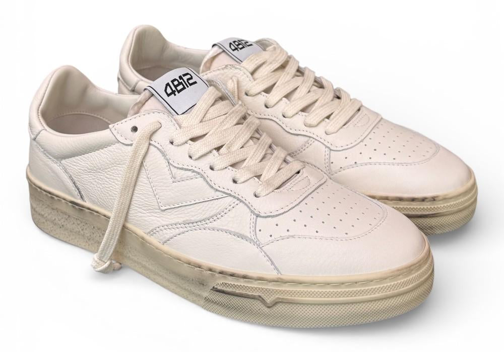 Sneaker uomo 4B12 Hyper U3000 bianca 