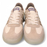Sneaker uomo  Boston suede bianco beige Back 70<BR/> 