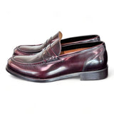 Mocassino spazzolato bordeaux Franco Fedele 
