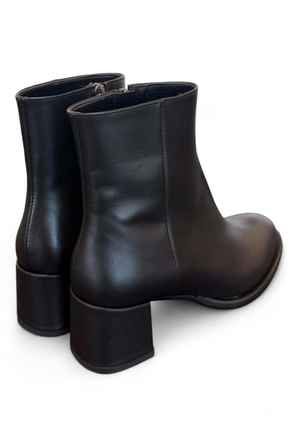 Stivaletto nappa nera T50 grosso Bianca Di<BR/> 