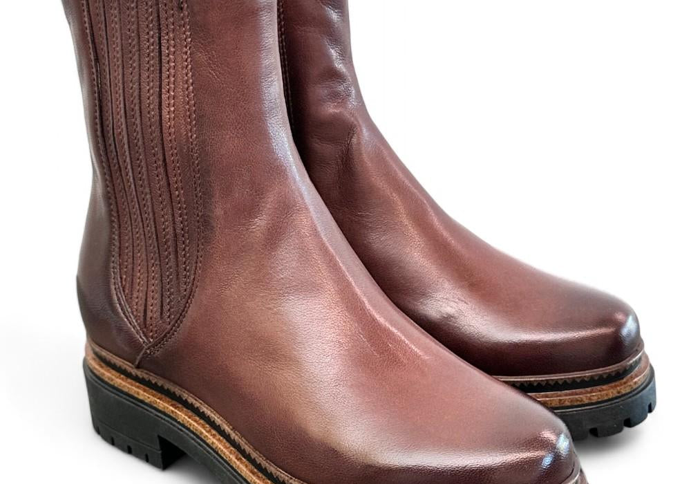 Stivaletto beatles pelle cuoio Mjus<BR/> 