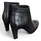 Stivaletto zip T80 pelle nera Elisa Lanci<BR/> 