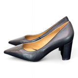 Decolté vitello nero tacco grosso CHICONIC<BR/> 