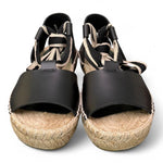 Sandalo con fascia pelle nera Palomitas<BR/> 