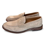 Mocassino suede beige Franco Fedele<BR/> 