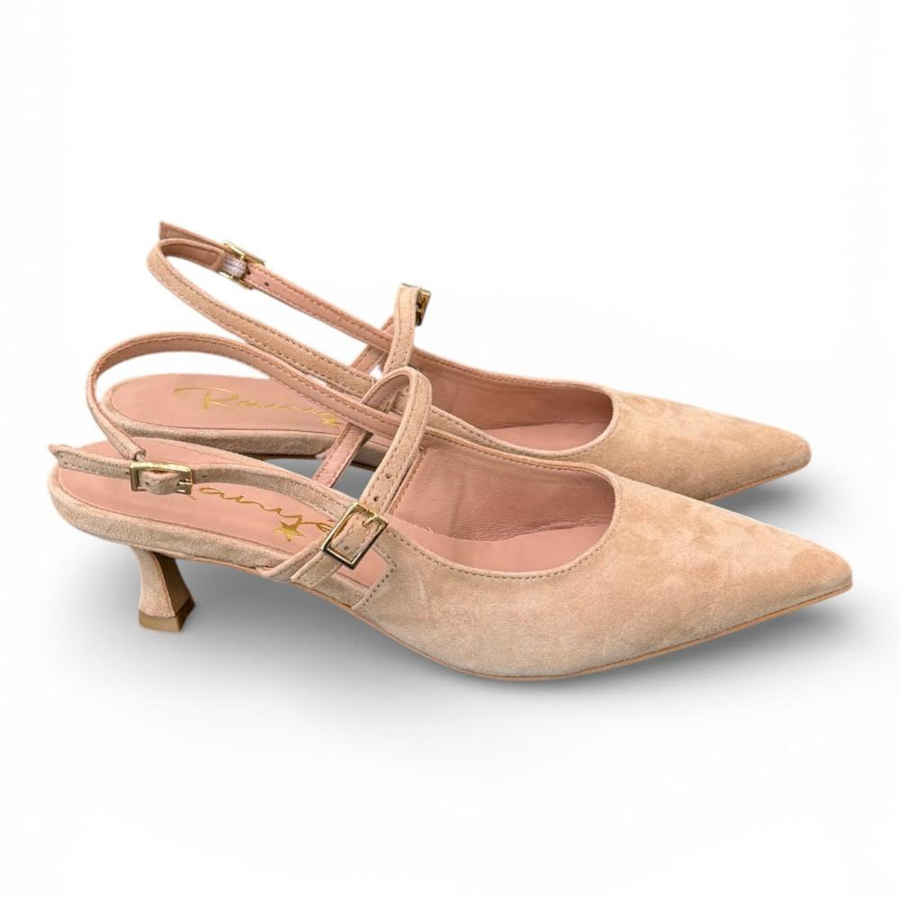 Slingback cintino suede beige Ranye 