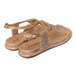 Sandalo maglia strass platino Alma en Pena<BR/> 