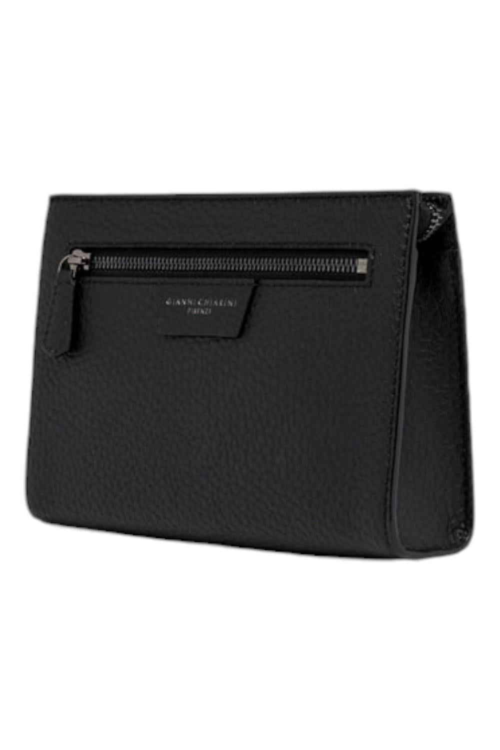 Pochette uomo donna pelle nera Gianni Chiarini piccola 