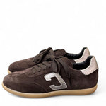 Sneaker suede testa di moro Crown 