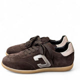 Sneaker suede testa di moro Crown 