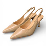 Slingback pelle nude T70 Chiconic 