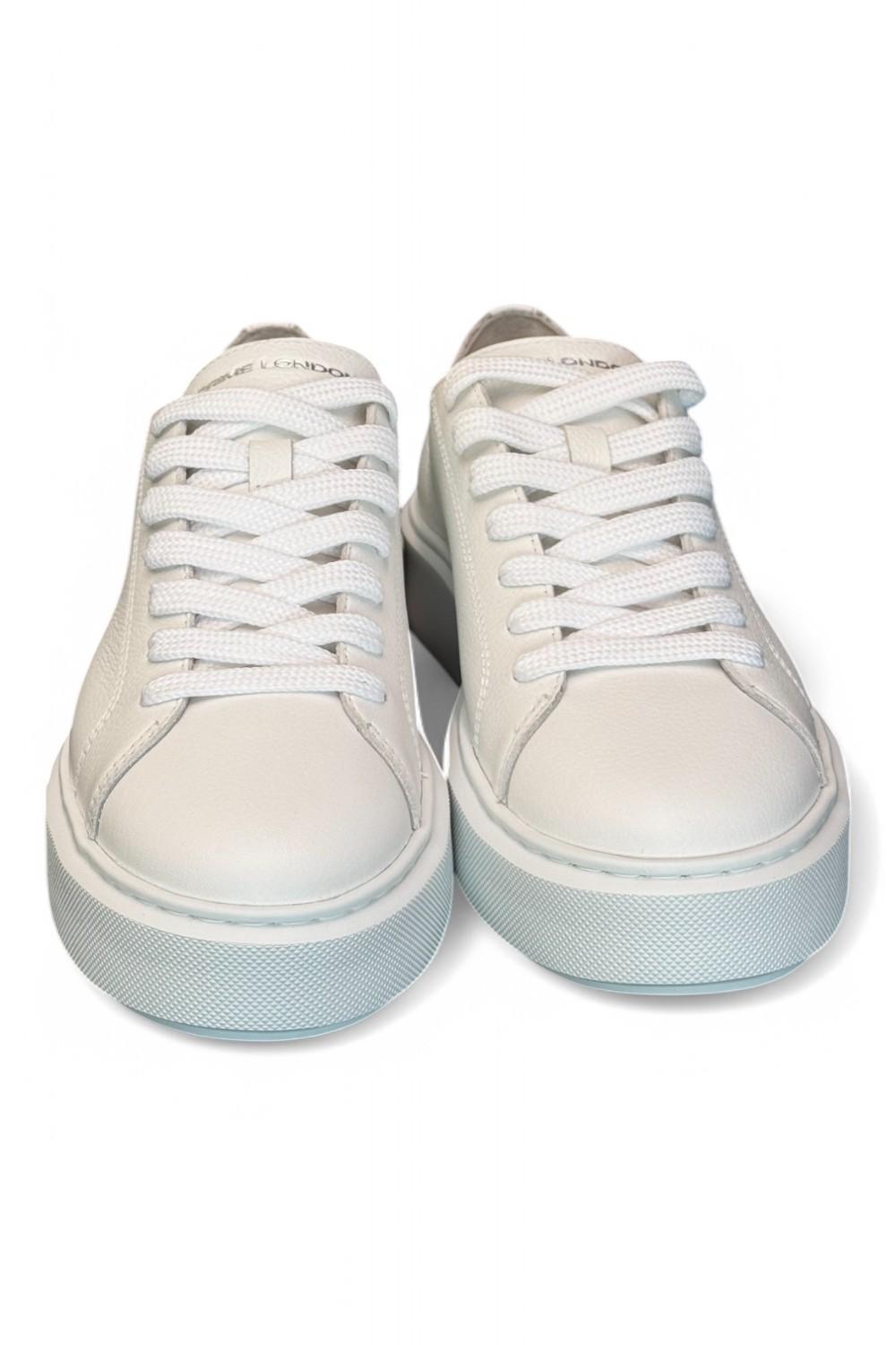Sneaker donna RAW CUT ALL WHITE Crime bianca 