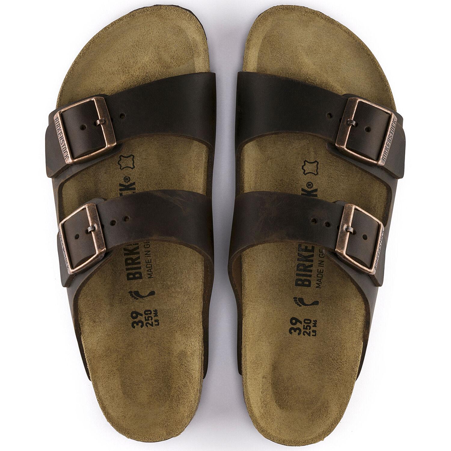 Ciabatta Arizona Habana Oil Leather Birkenstock 052533 