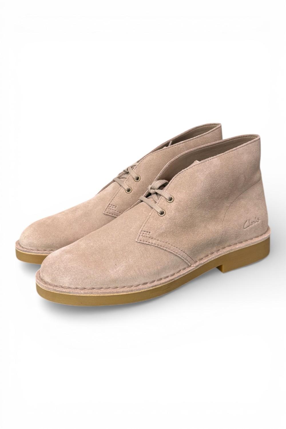 Scarpa uomo Desert Boot Evo beige Clarks<BR/> 