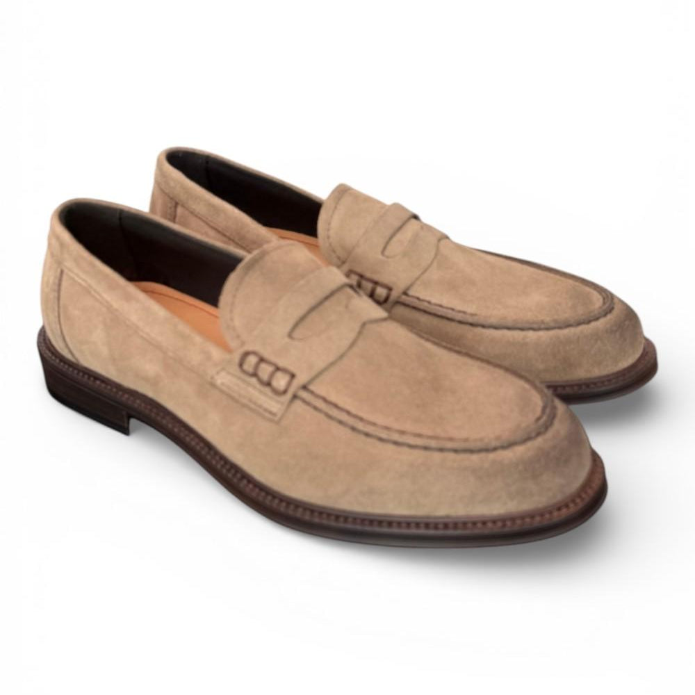 Mocassino suede old taupe Pawelks <BR/> 