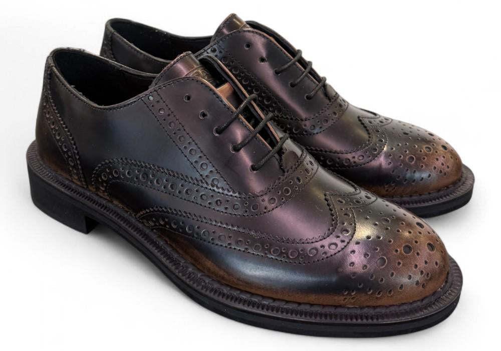 Scarpa allacciata imperiale brush tortora Frau<BR/> 