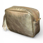 Borsina camera case pelle platino 