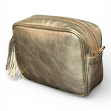 Borsina camera case pelle platino 