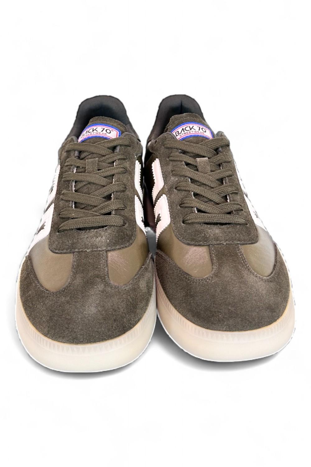 Sneaker uomo Boston Back 70 verde bianca 