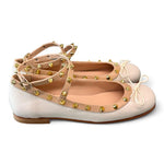 Ballerina cintini e borchie white The Icona 
