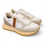 Sneaker donna Sun 68 Ally Vintage bianco panna 
