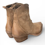 Stivaletto texano suede beige Metisse<BR/> 