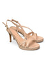 Sandalo Albano nude in vernice con plateau