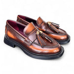 Mocassino mappi cuoio Lorenzo Mari<BR/> 