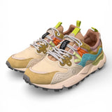 Sneaker donna Yamano 3 1E94 cream green Flower Mountain 