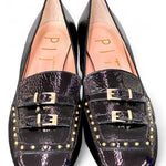Mocassino borchie vernice nera Matteo Pitti 