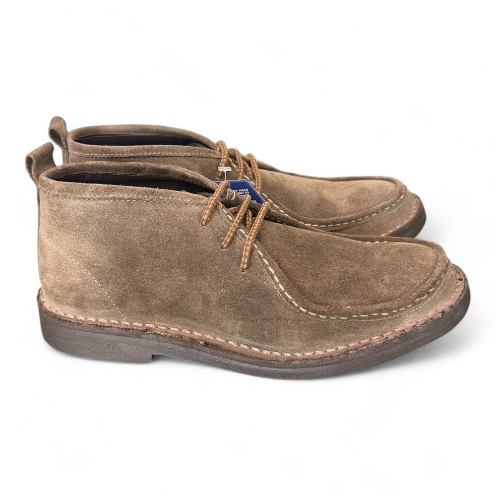 Polacco cucitura suede tortora Kebo 